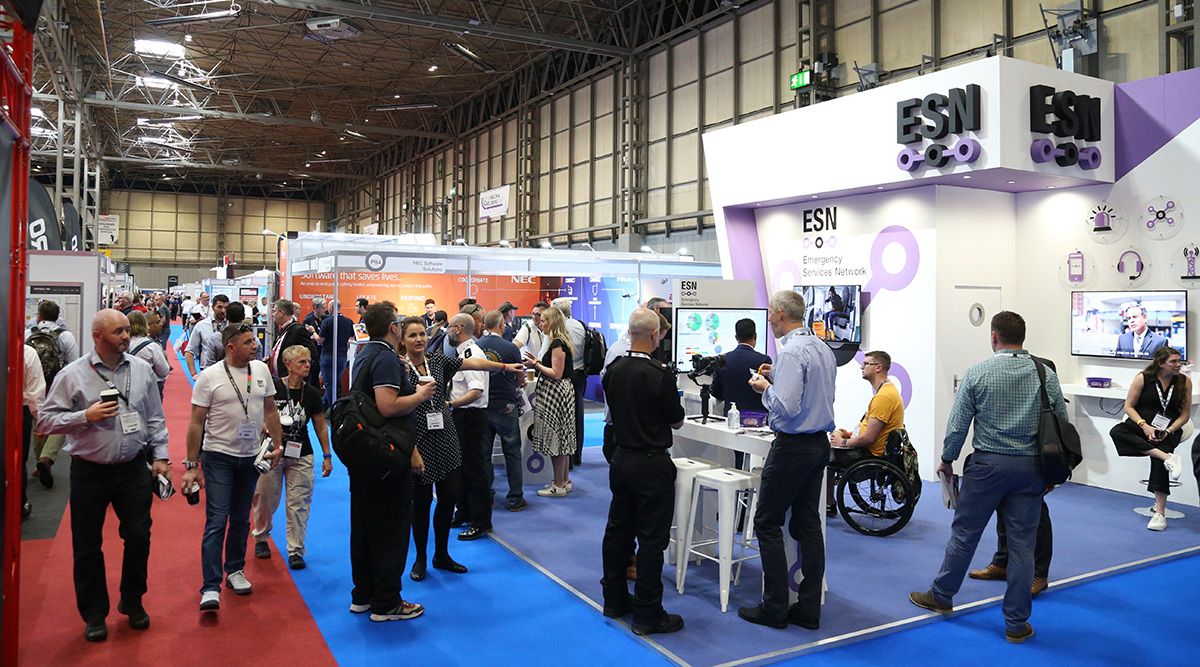 Emergency Services Network stand at ESS 2021